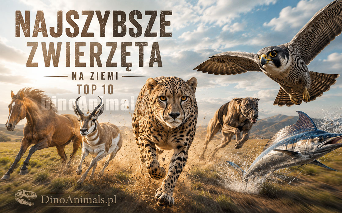 Najszybsze zwierzęta TOP 10