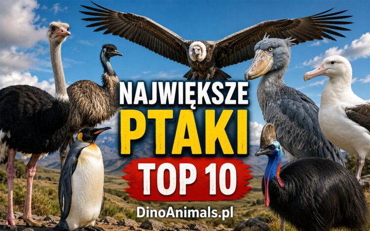 Największe ptaki by DinoAnimals.pl