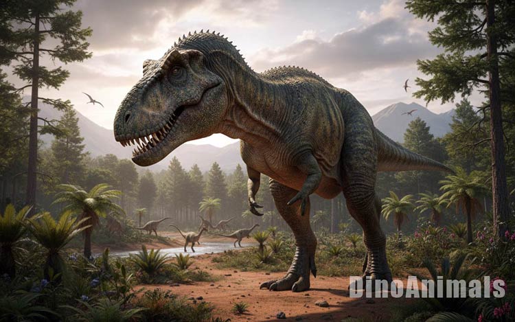 Giganotozaur (Giganotosaurus carolinii) by DinoAnimals.pl