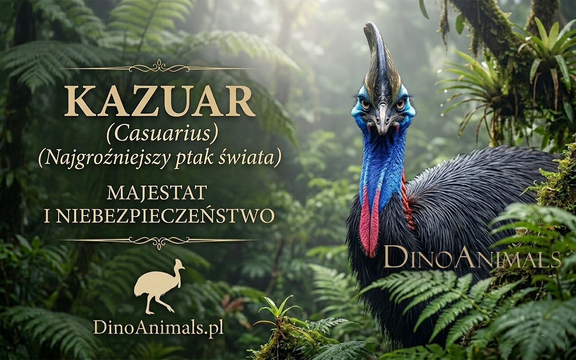 Kazuar hełmiasty (Casuarius casuarius)