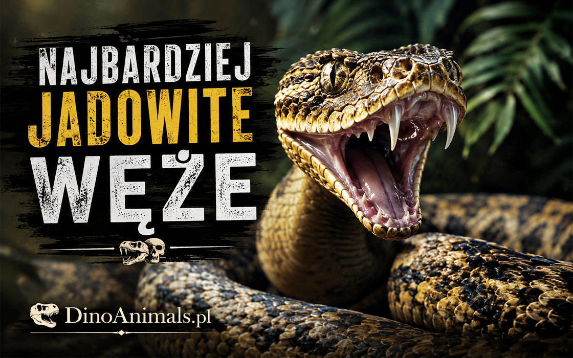 Najbardziej jadowite węże by DinoAnimals.pl