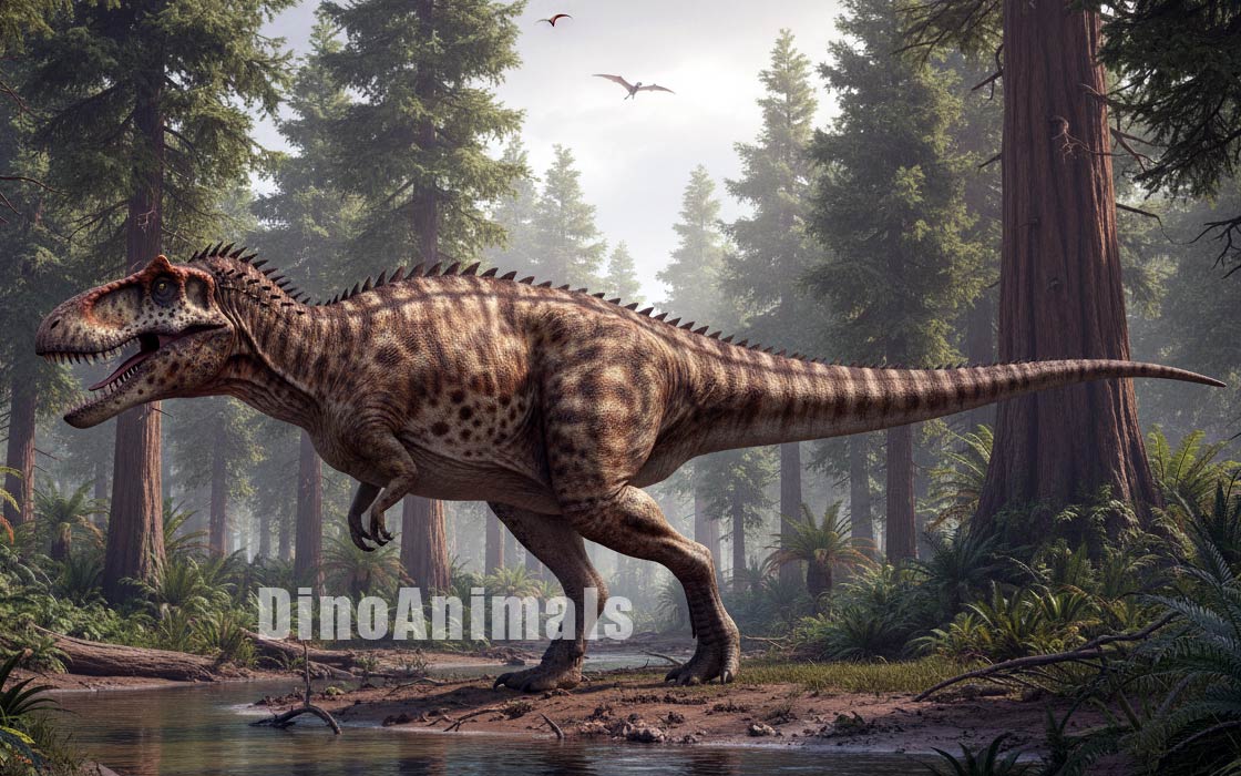 Akrokantozaur (Acrocanthosaurus atokensis) by DinoAnimals