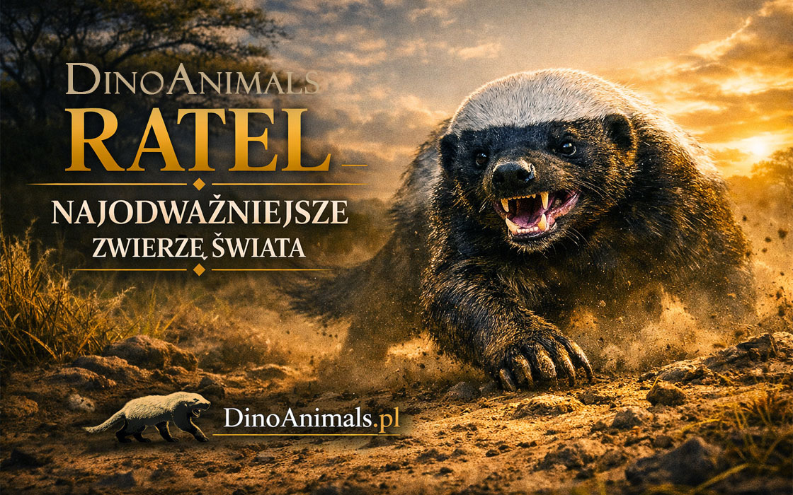 Ratel, miodożer (Mellivora capensis)