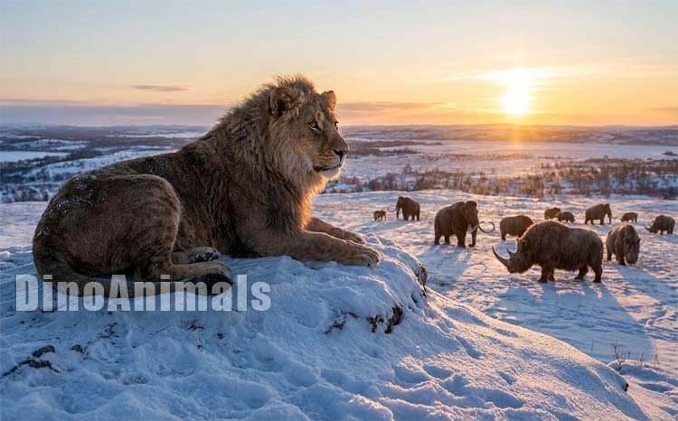 Lew jaskiniowy (Panthera spelaea) by DinoAnimals