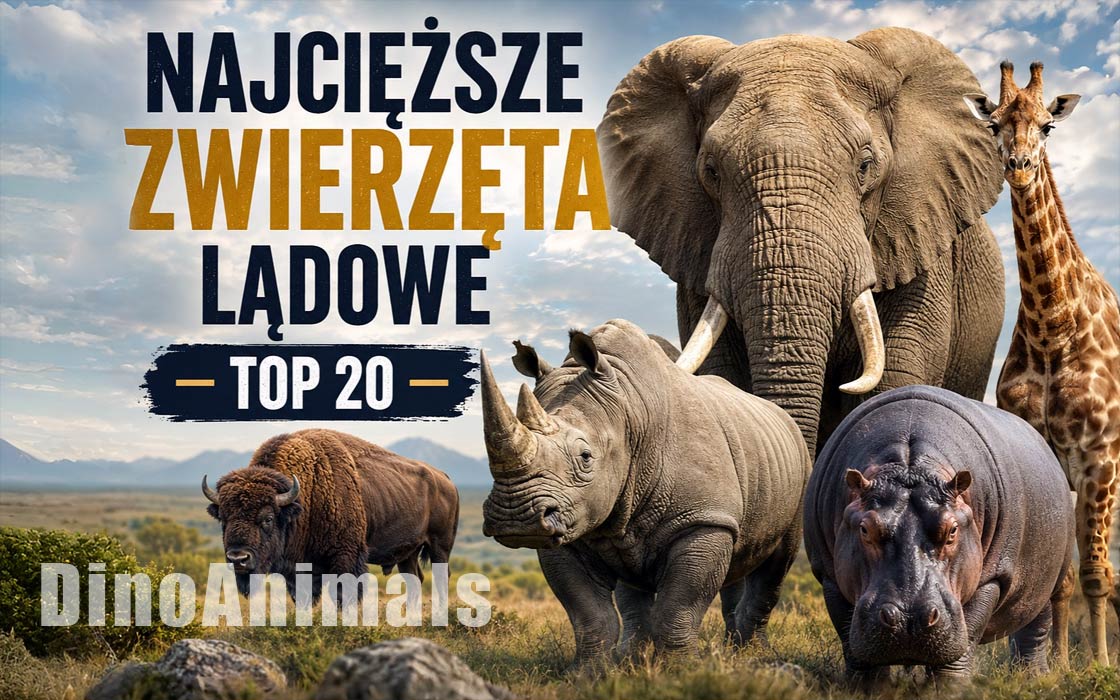 Najcięższe zwierzęta lądowe by DinoAnimals.pl