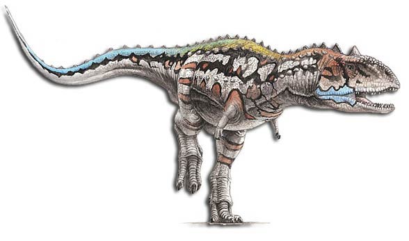 Mażungazaur (Majungasaurus).