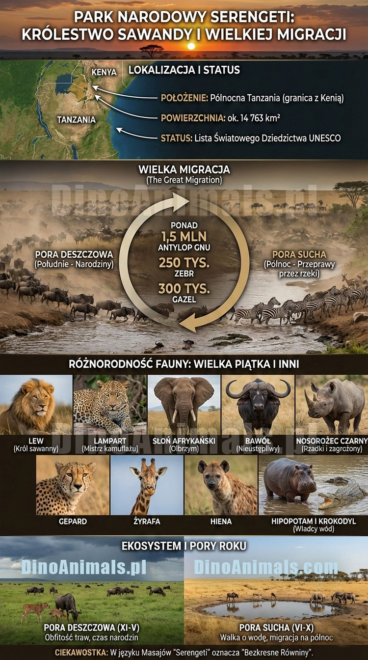 Serengeti infografika