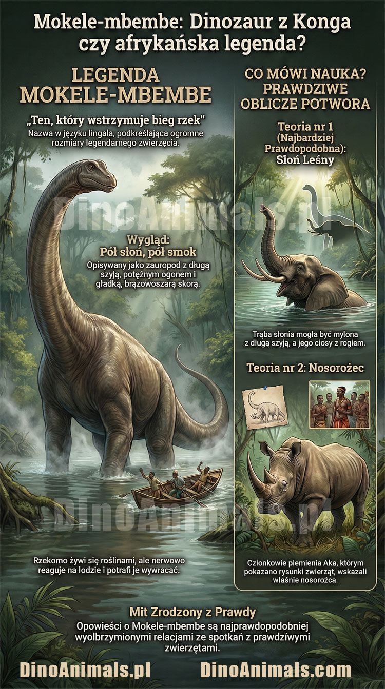 Mokele-mbembe infografika by DinoAnimals.pl