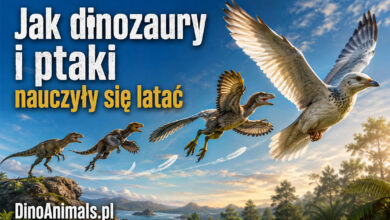 Jak dinozaury i ptaki nauczyły się latać by DInoAnimals.pl