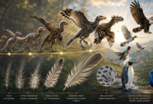 Ewolucja piór by DinoAnimals.pl