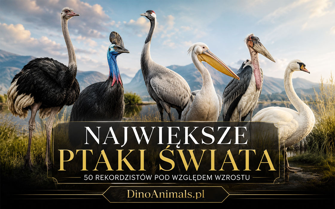 Największe ptaki TOP 50 by DinoAnimals.pl